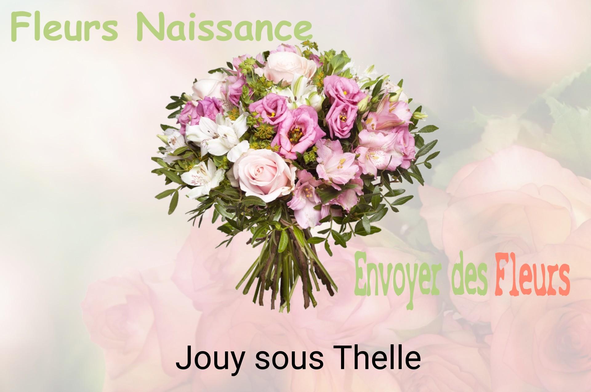 Bouquet de fleurs de naissance livré à Jouy-sous-Thelle
